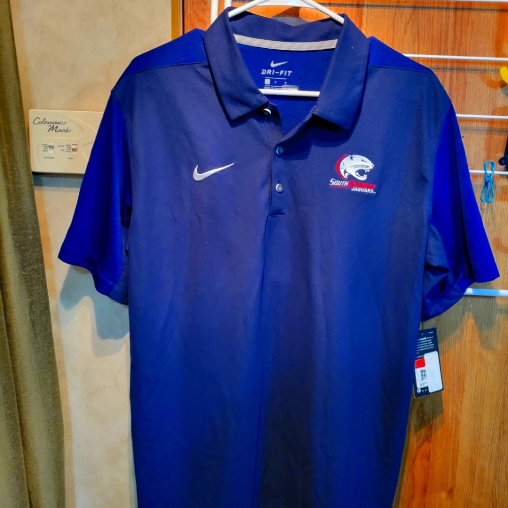 Nike dri-fit polo South Alabama Large NWT